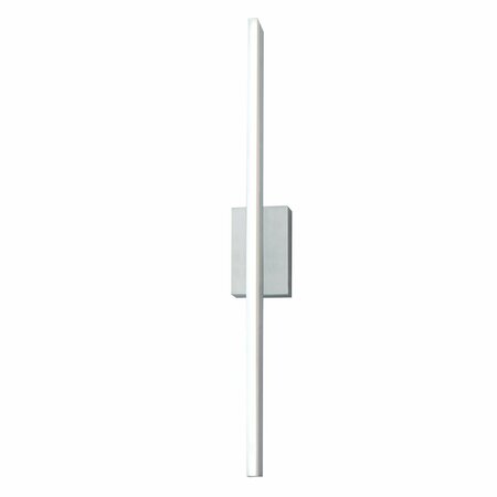 NORWELL Ava LED Wall Sconce - Brushed Aluminum 9741-BA-MA